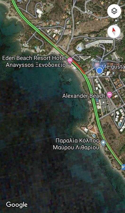 New Seafront Studio Hostal Anavyssos Exterior foto